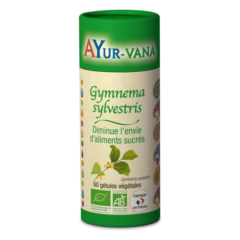 Gymnema Sylvestris - 60 Gélules Végétales - Bio - Ayur-Vana