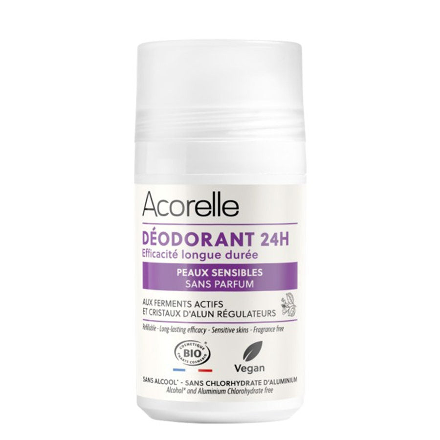 Déodorant Roll-On 24h Peaux Sensibles - 50 ml - Acorelle