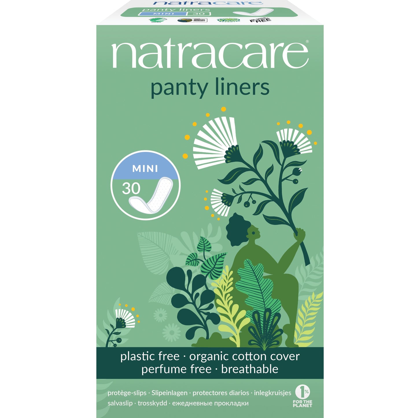 Protège-Slip Mini - 30 Protège-slips - Bio - Natracare