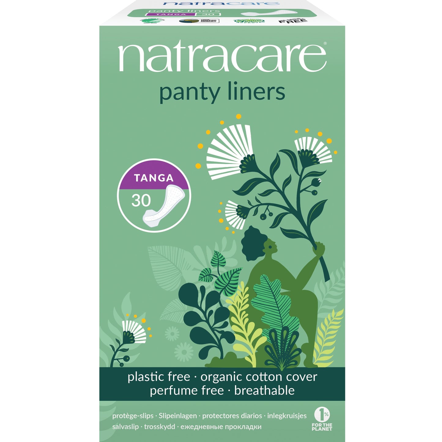 Protège-slip String - 30 Protège-slips - Bio - Natracare