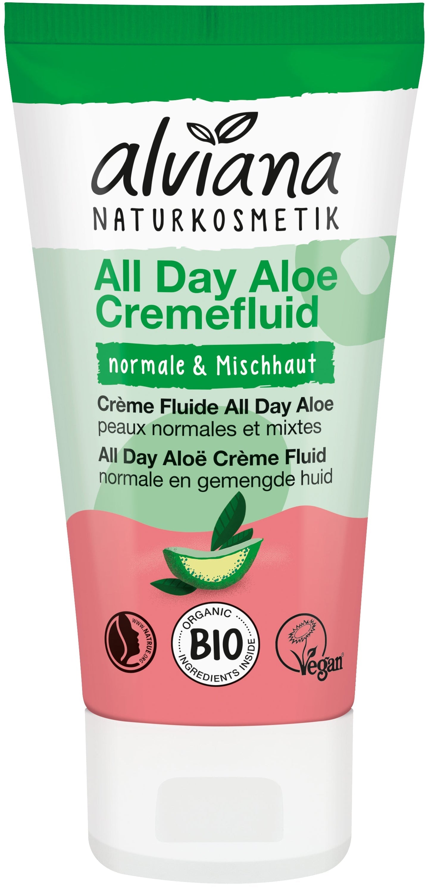 Crème Fluide All Day Aloe - 50 ml - Alviana