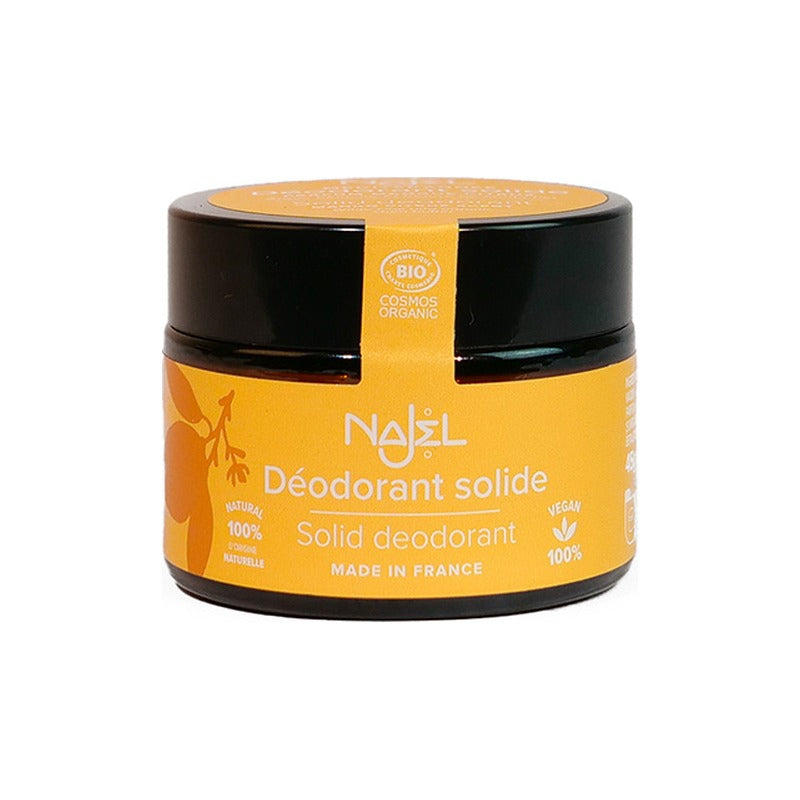 Déodorant Baume Kaolin, Tapioca, Olive et Karité - Parfum Mangue - 45 g - Cosmos Organic - Najel