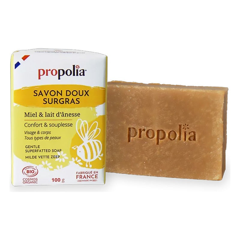 Savon Doux Surgras - 100 g - Bio - Propolia