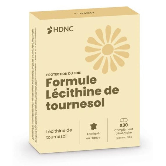 Formule Lécithine de Tournesol - 30 Comprimés - HDNC