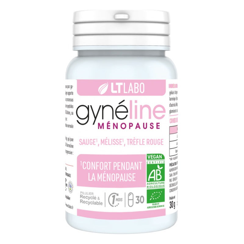 Gyneline Ménopause - 30 Gélules - Bio - LT Laboratoire