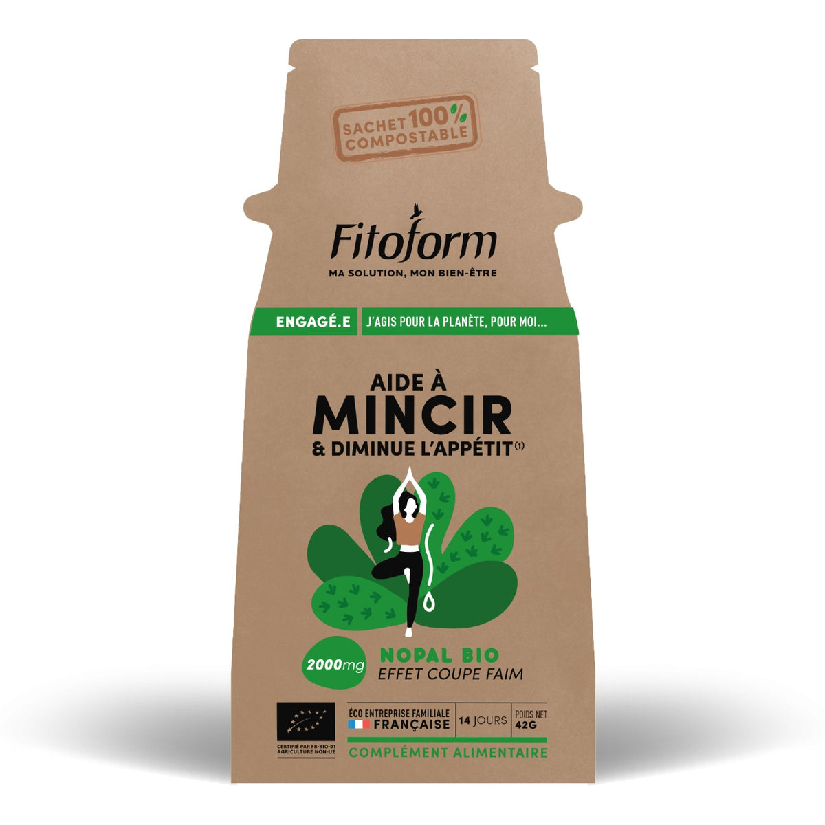 Nopal - Effet Coupe-Faim - 42 Comprimés - Bio - Fitoform