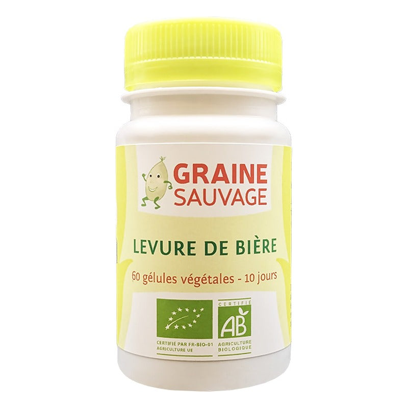 Levure de Bière - 60 Gélules Végétales - Bio - Graine Sauvage