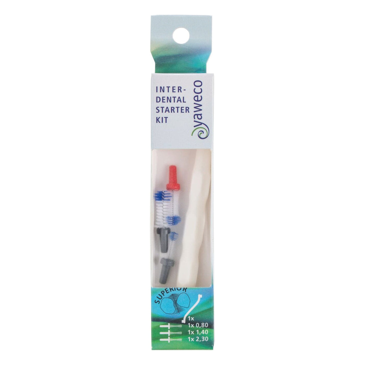 Kit Interdentaire Manche et 3 Brossettes - Yaweco