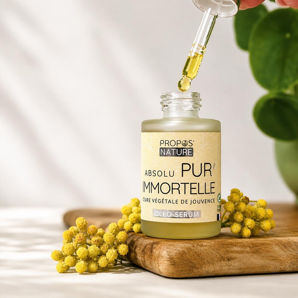 Oléo-Sérum Absolu d'Immortelle - 30 ml - Cosmos Organic - Propos'Nature