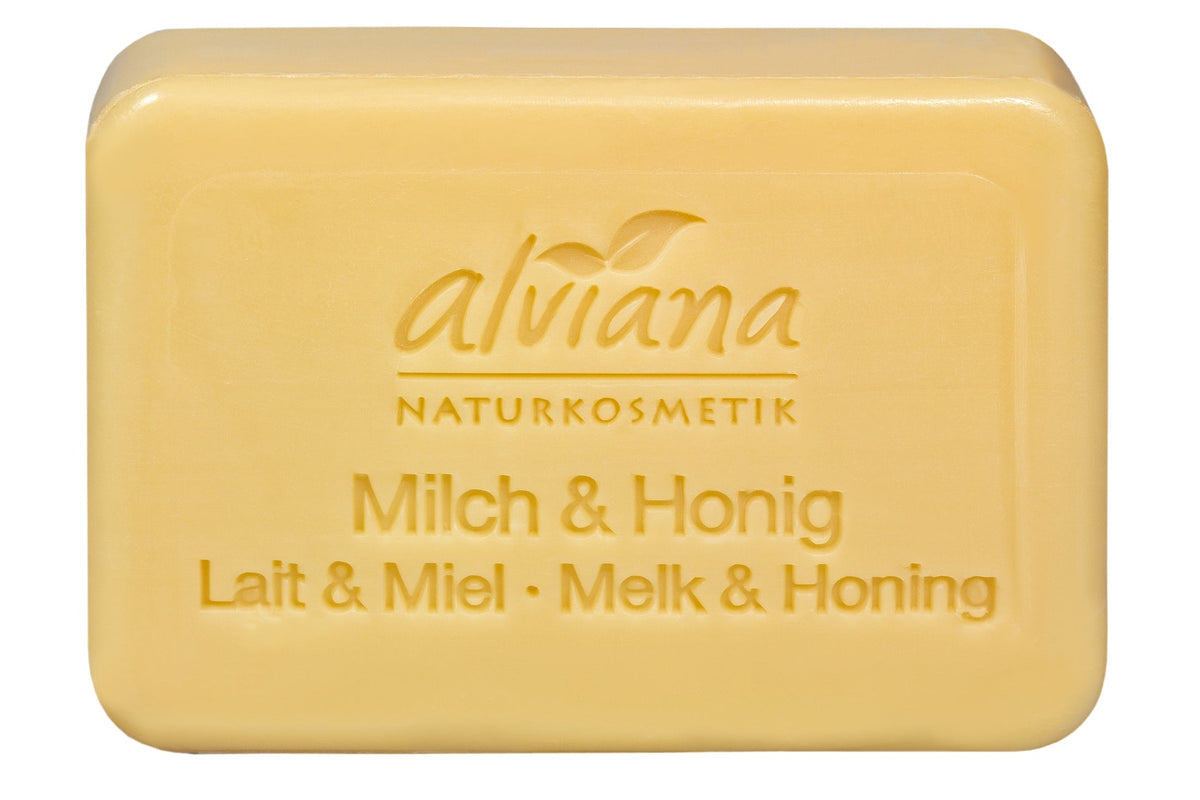 Savon Végétal Lait et Miel - 100 g - Alviana