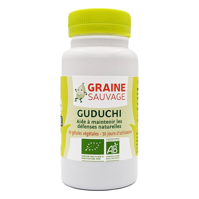Guduchi - 60 Gélules Végétales - Bio - Graine Sauvage