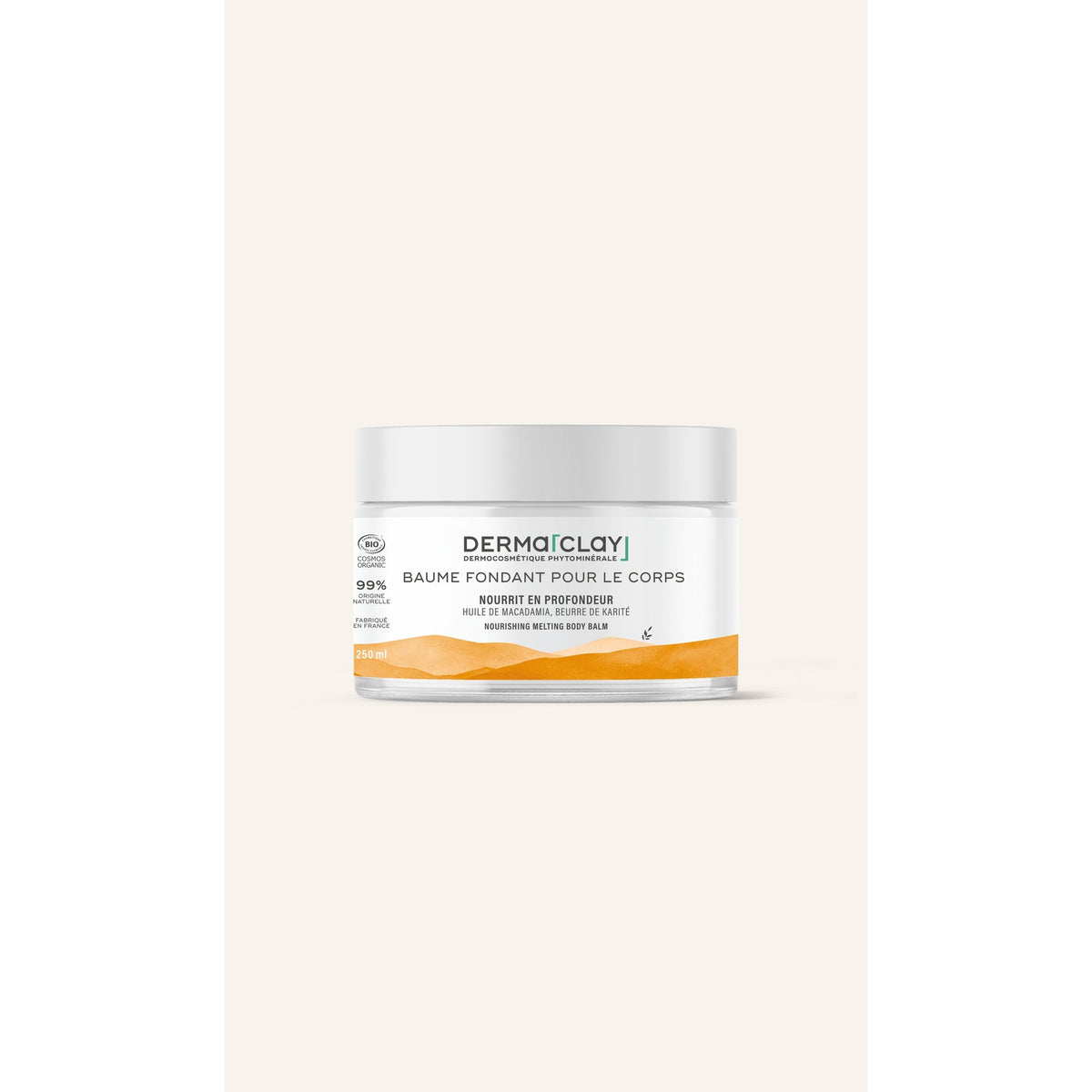 Baume Fondant Corps - 250 ml - Cosmos Organic - Dermaclay