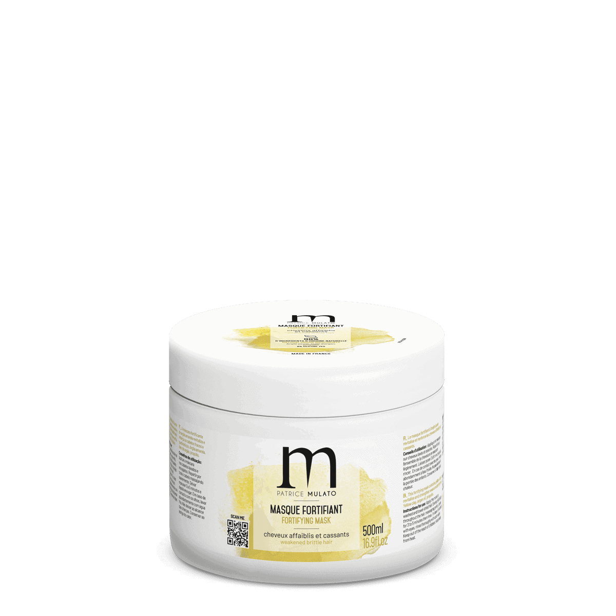 Masque Fortifiant Cheveux Affaiblis - Mulato - 500 ml