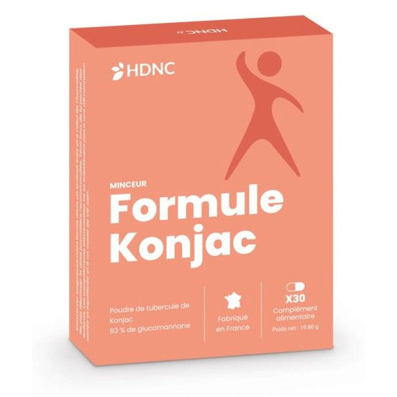 Formule Konjac - 550 mg - 30 Gélules Végétales - HDNC