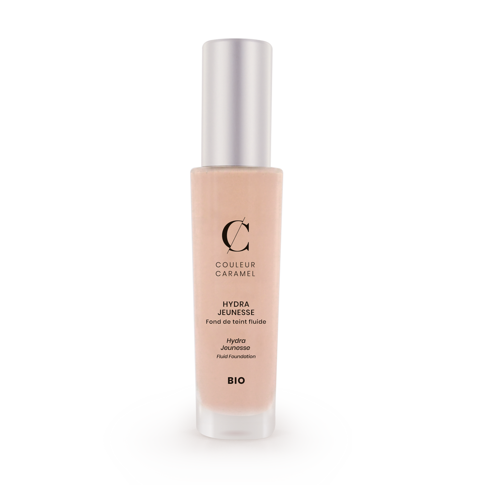 Fond de Teint Fluide Hydra Jeunesse n°21 - Porcelaine - 30 ml - Couleur Caramel