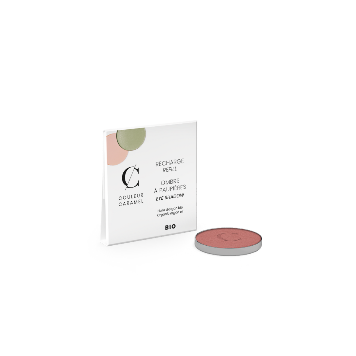 Recharge Ombre à Paupières n°150 - Éclat de Rose Nacré - 1,3 g - Couleur Caramel