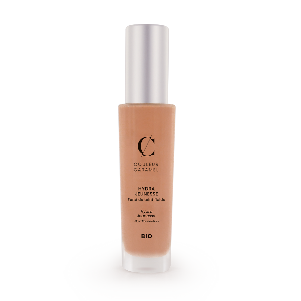 Fond de Teint Fluide Hydra Jeunesse n°25 - Blond Cendré - 30 ml - Couleur Caramel