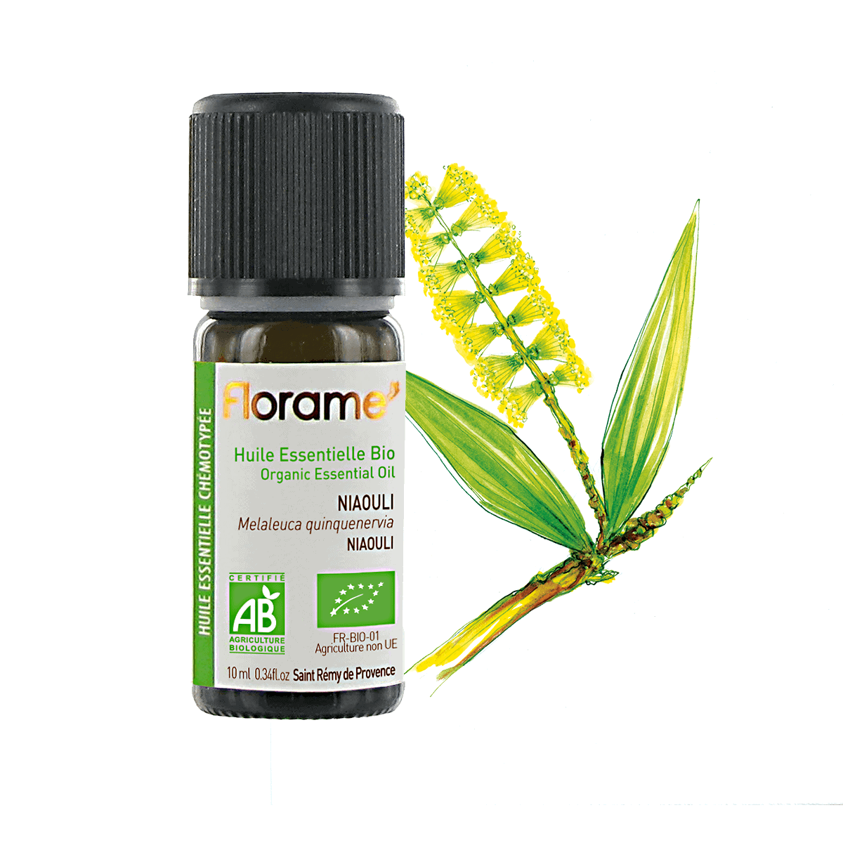 Huile Essentielle de Niaouli - 10 ml - Bio - Florame