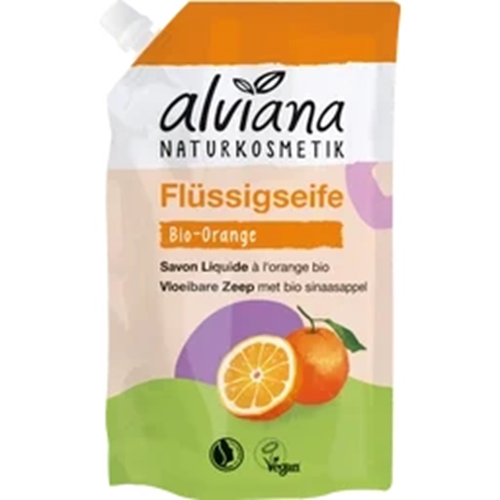 Savon Liquide à l'Orange - 500 ml - Bio - Alviana