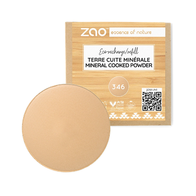 Recharge Terre Cuite Minérale 346 - Beige Clair - 15 g - Zao