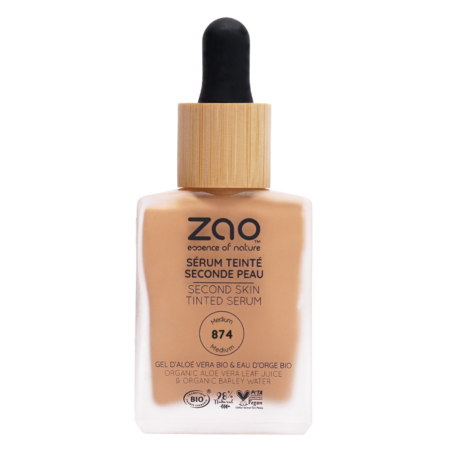 Sérum Teinté Seconde Peau 874 - Médium - 30 ml - Zao