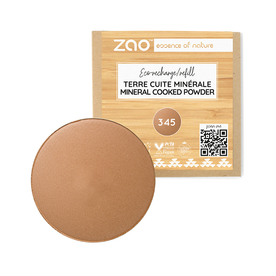 Recharge Terre Cuite Minérale 345 - Chocolat au Lait - 15 g - Zao
