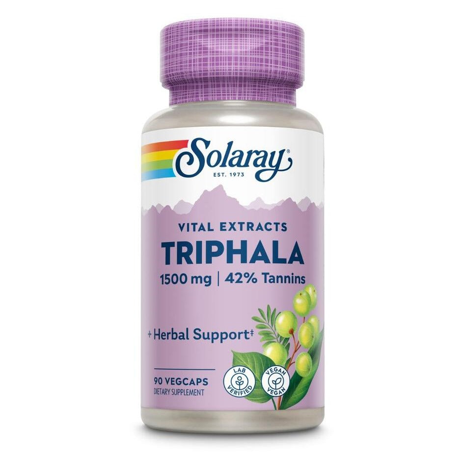 Triphala - 500 mg - 90 Gélules Végétales - Solaray