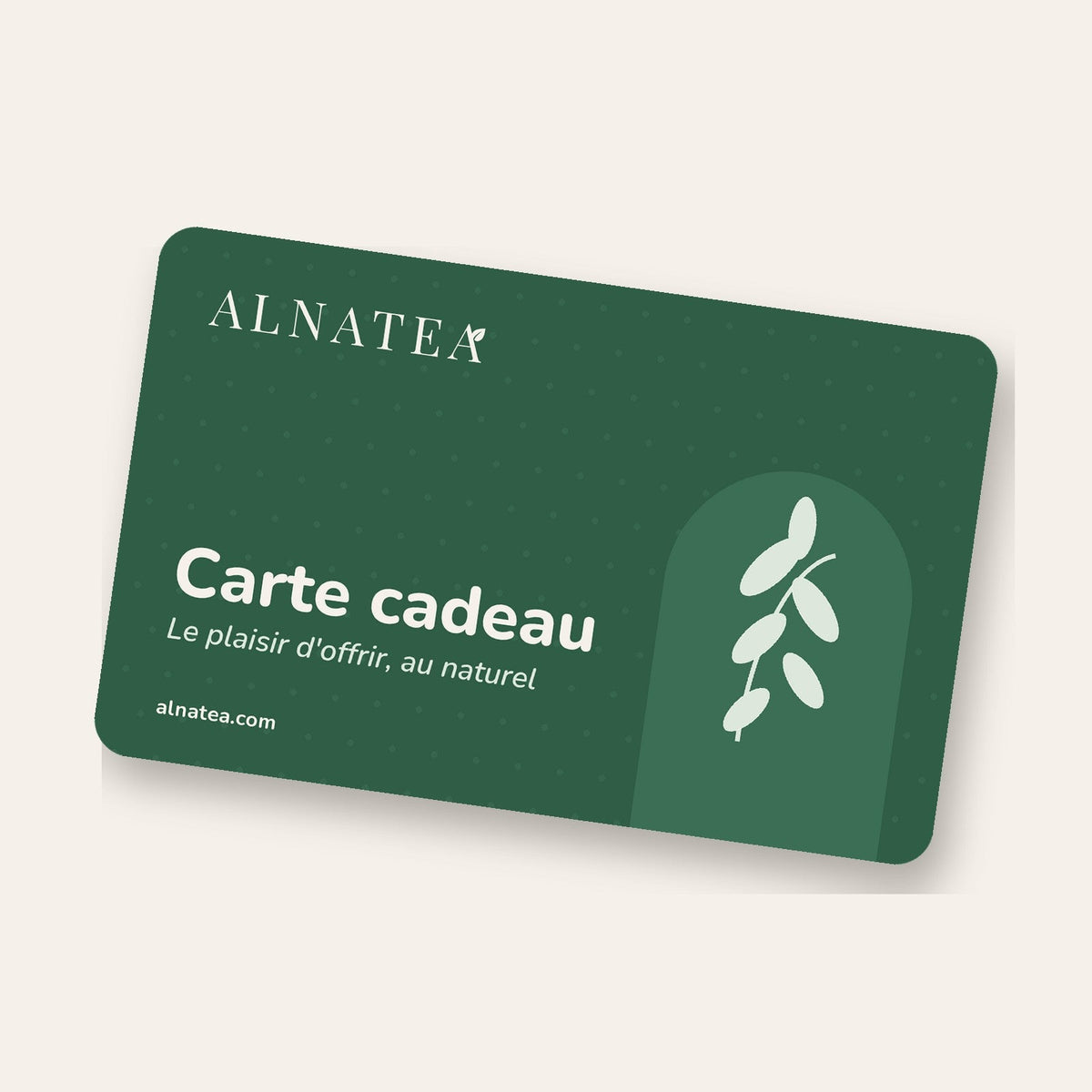 Carte cadeau Alnatea