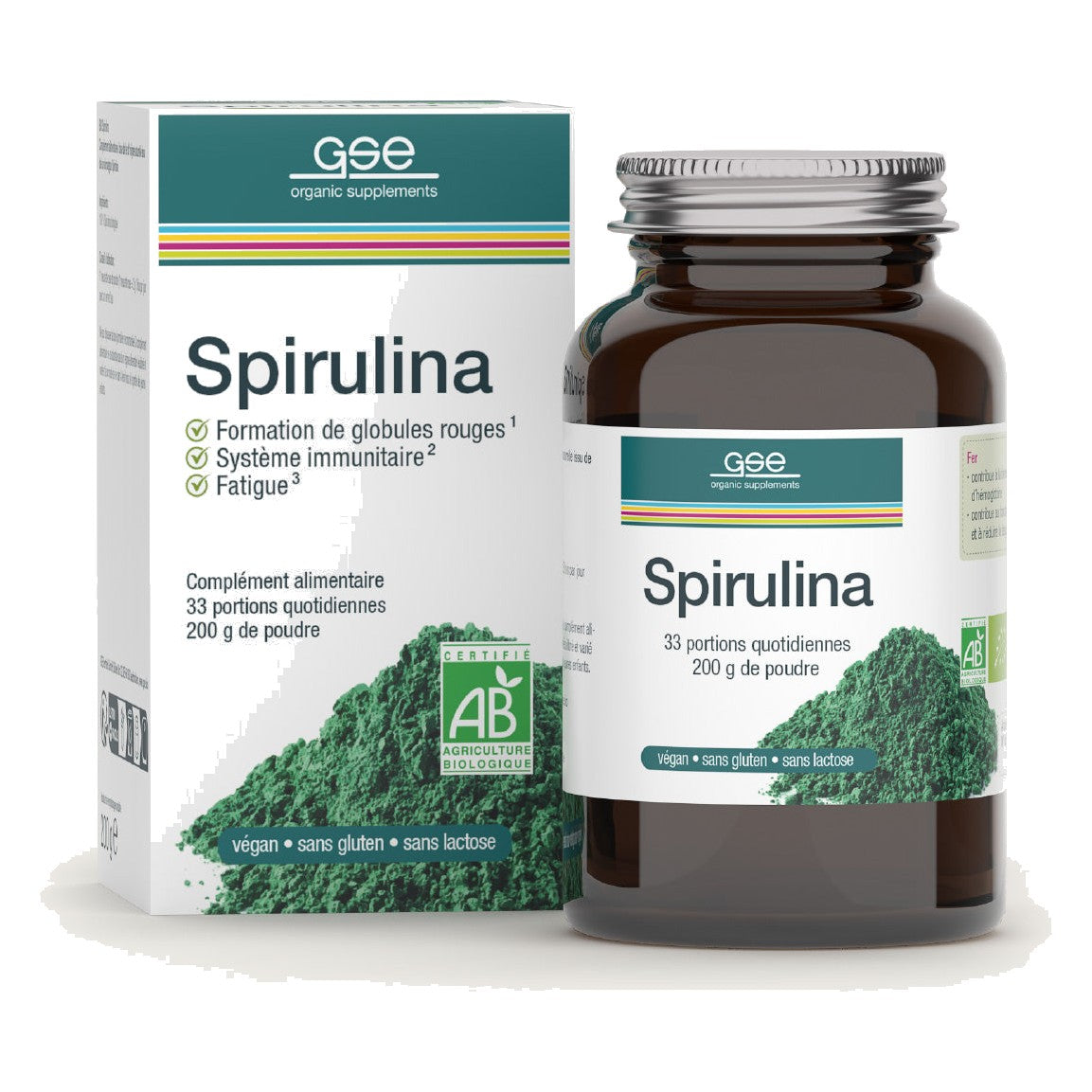 Spirulina Poudre - 200 g - Bio - GSE