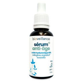 Sérum Anti-Âge à l'Acide Hyaluronique - Flacon Airless de 30 ml - Bioveillance