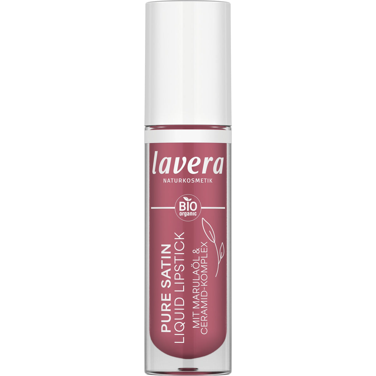 Pure Satin Liquid Lipstick (Rouge à Lèvres Liquide) - Wild Mauve 03 - 4 ml - Lavera