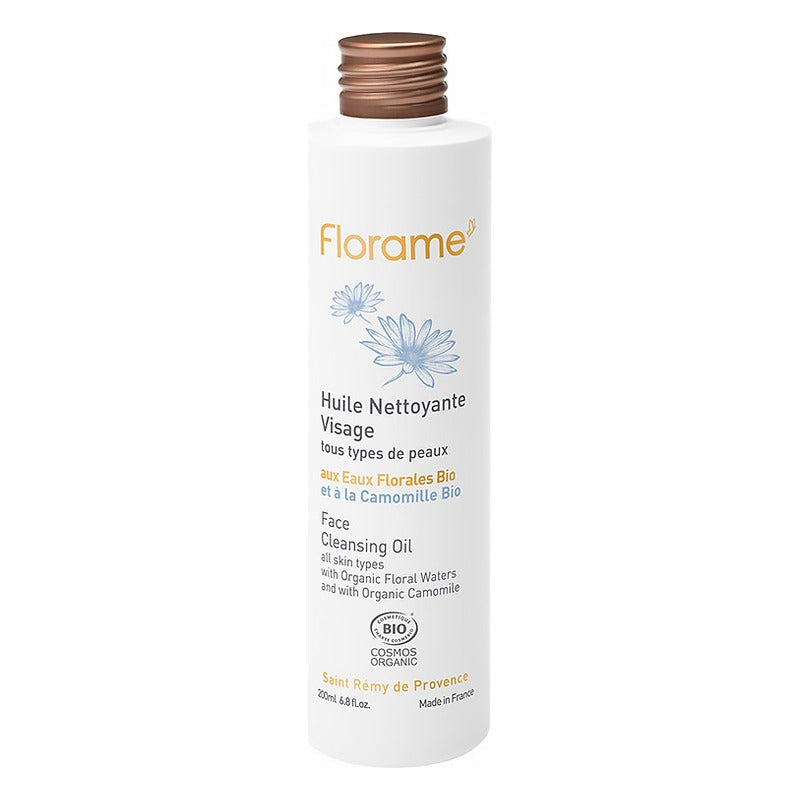 Huile Nettoyante Visage - 200 ml - Cosmos Organic - Florame
