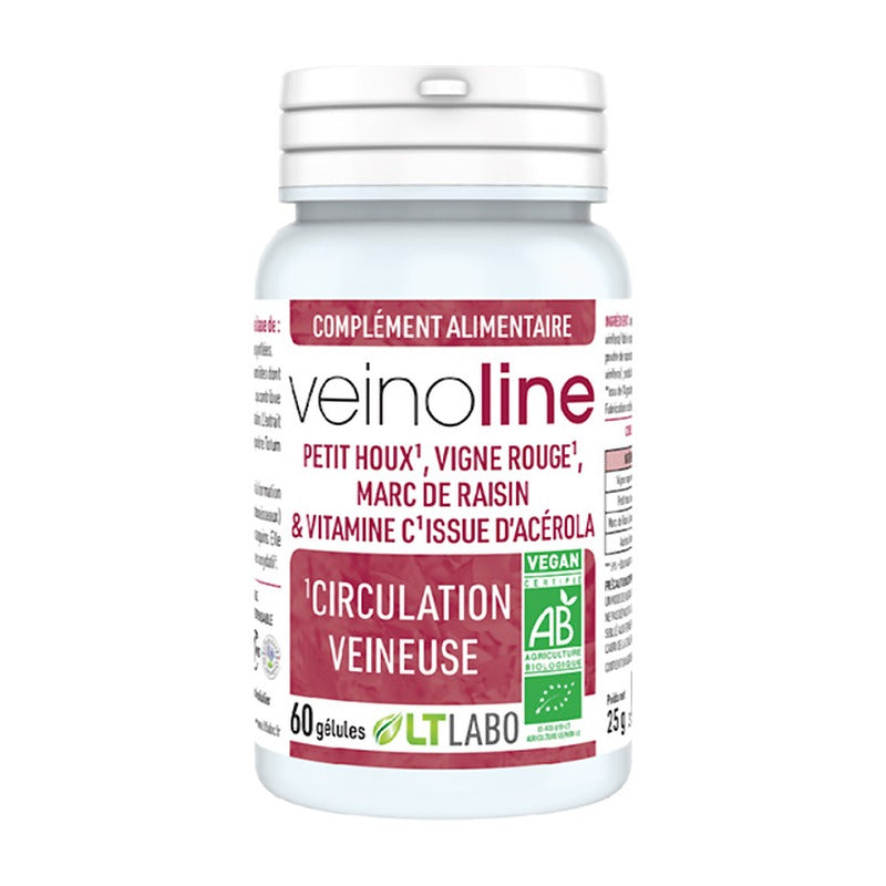 Veinoline - 60 Gélules - Bio - LT Laboratoire