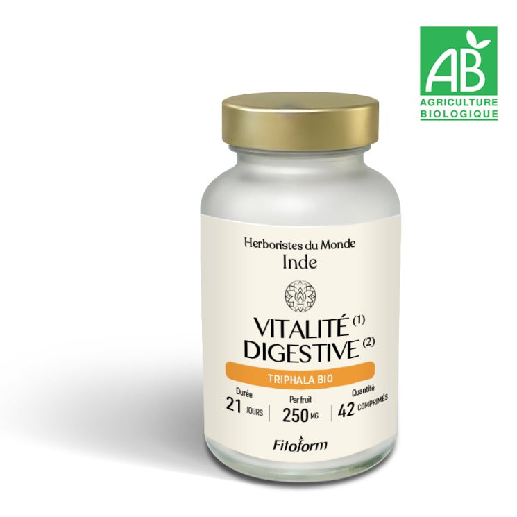 Triphala - Vitalité Digestive - 42 Comprimés - Bio - Fitoform