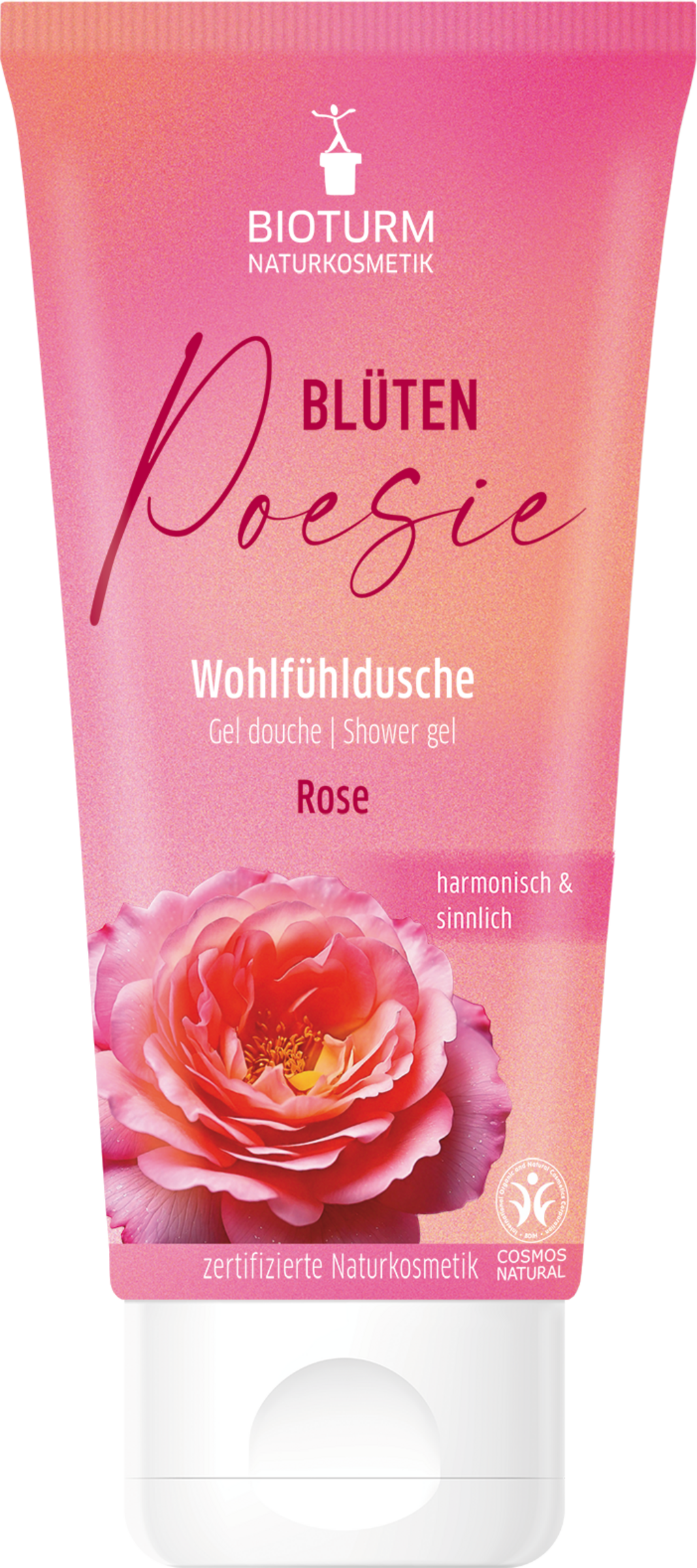 Gel Douche Rose - 200 ml - Bioturm