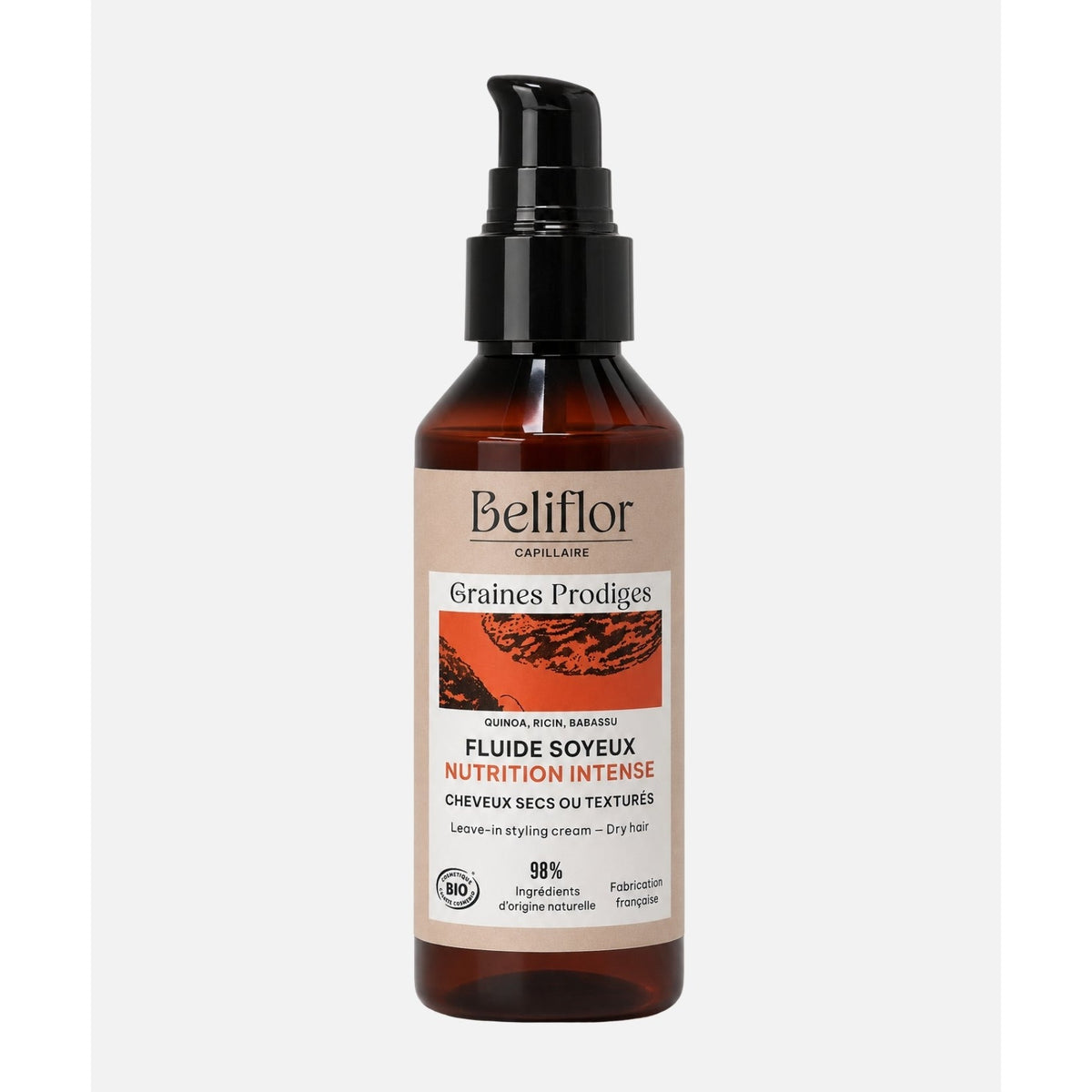 Fluide Soyeux Nutrition Intense - Cheveux Secs - 150 ml - Cosmos Organic - Beliflor