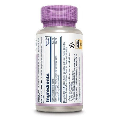 Kudzu - 150 mg - 60 Gélules Végétales - Solaray