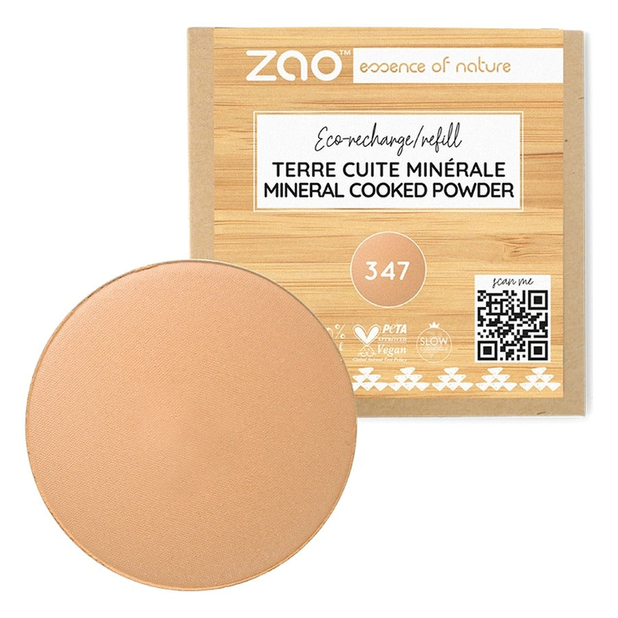 Recharge Terre Cuite Minérale - 15 g - Zao - 347 - Beige Abricot