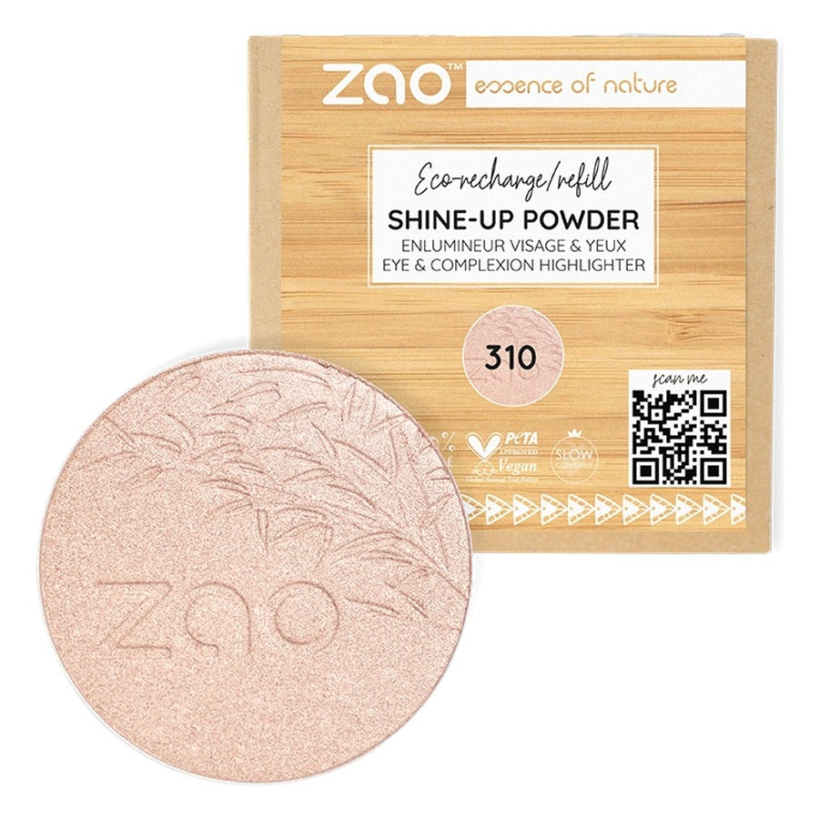Recharge Shine-Up Powder 310 - Champagne Rosé - 9 g - Zao
