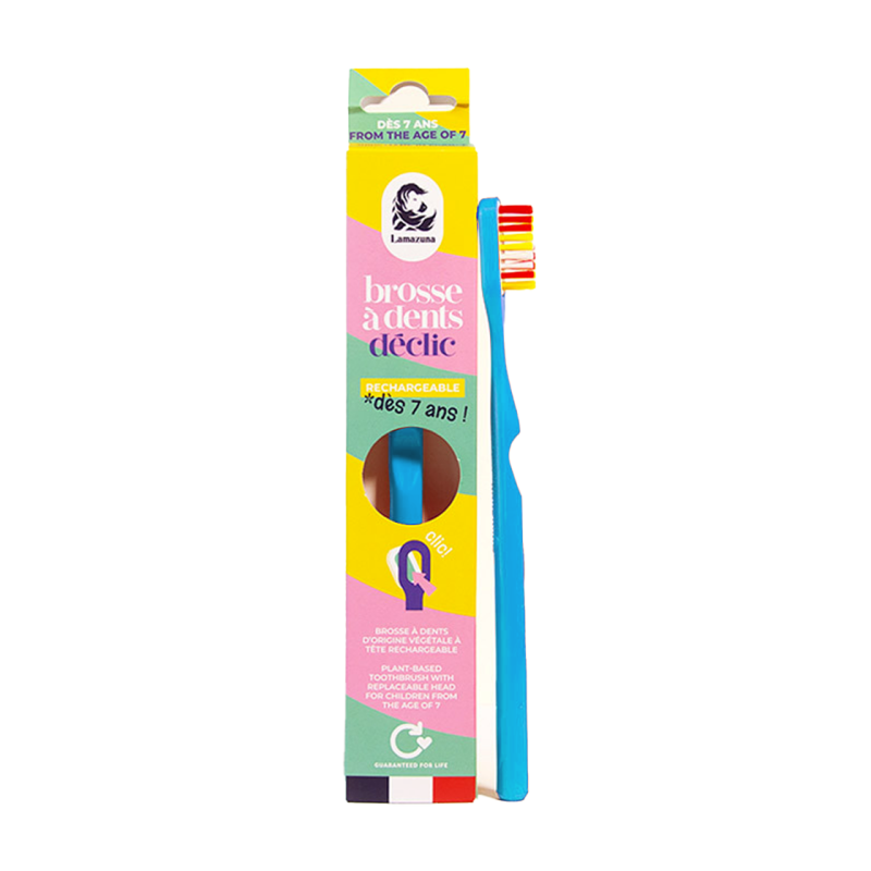 Brosse à Dents Rechargeable Enfant - Jaune - 1 Pièce - Lamazuna