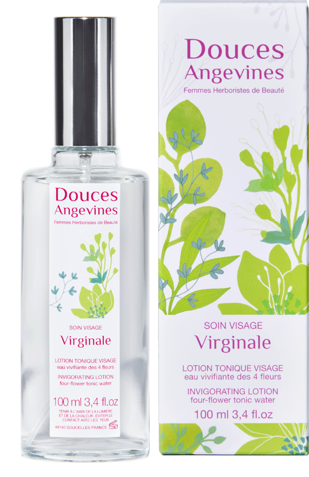 Virginale Lotion Tonique, Visage, Rafraichissant - Douces Angevines