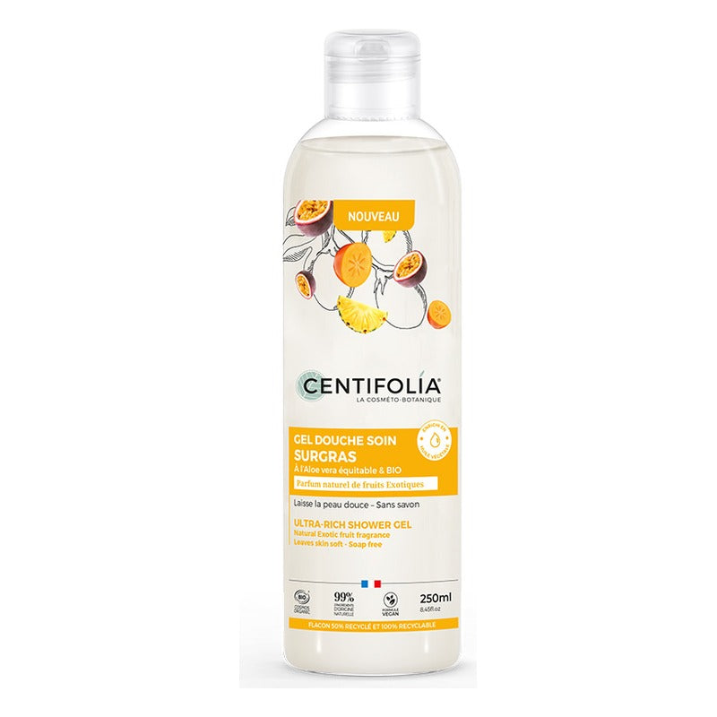 Gel Douche - Fruits Exotiques - 250 ml - Cosmos Organic - Centifolia