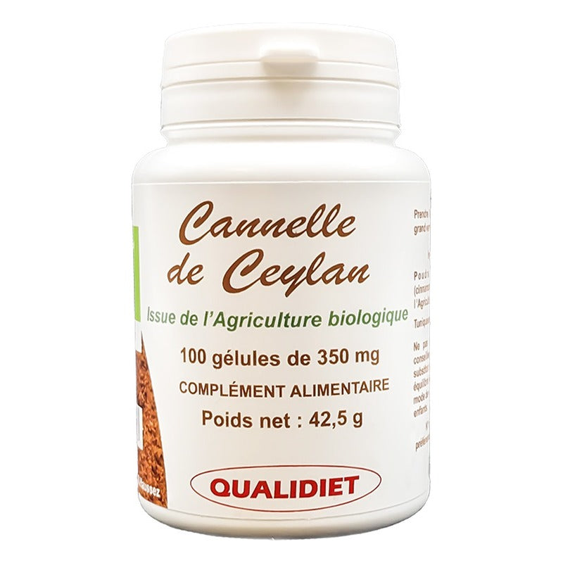 Cannelle de Ceylan 350 mg - 100 Gélules - Bio - Vital Osmose