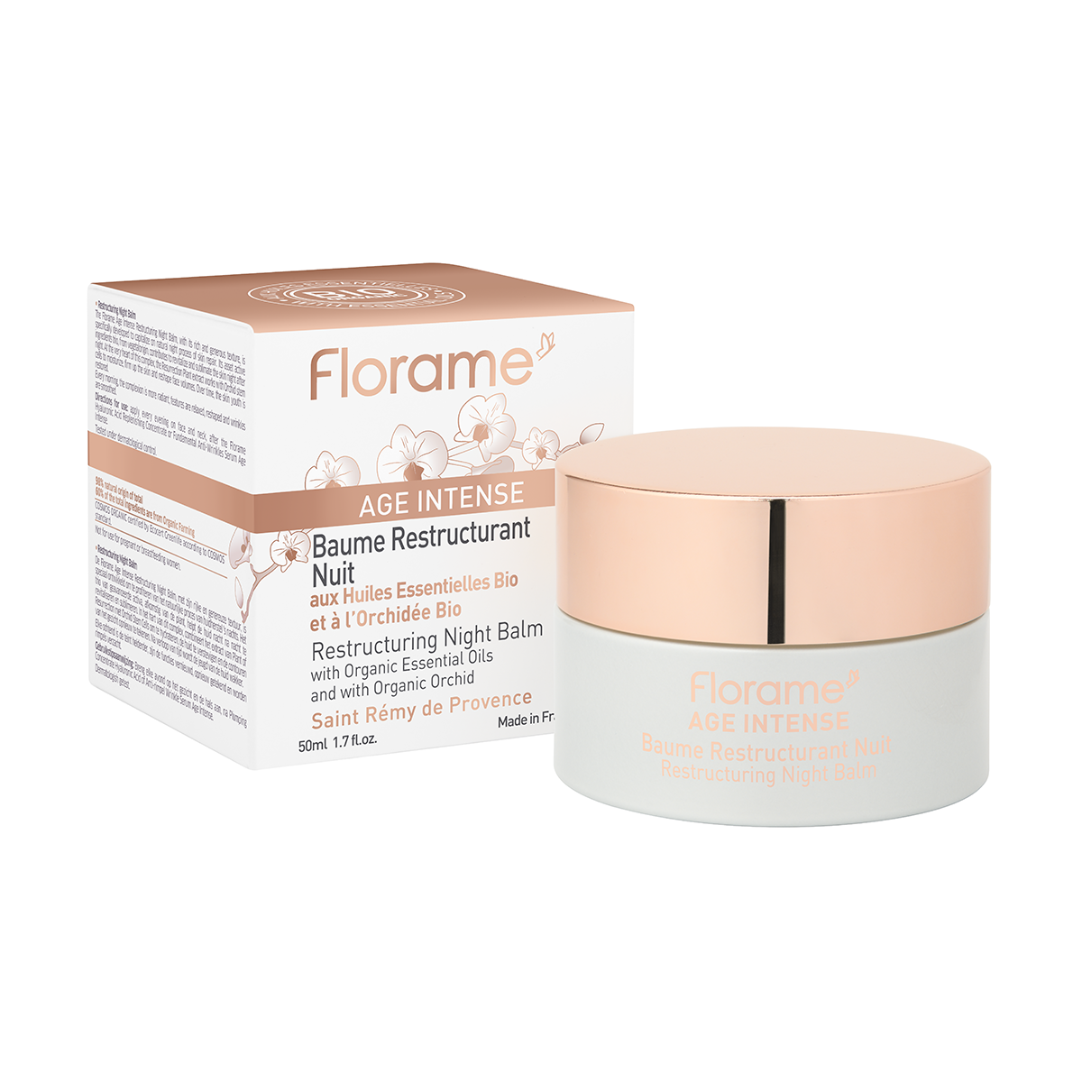 Baume Restructurant Nuit - 50 ml - Cosmos Organic - Florame