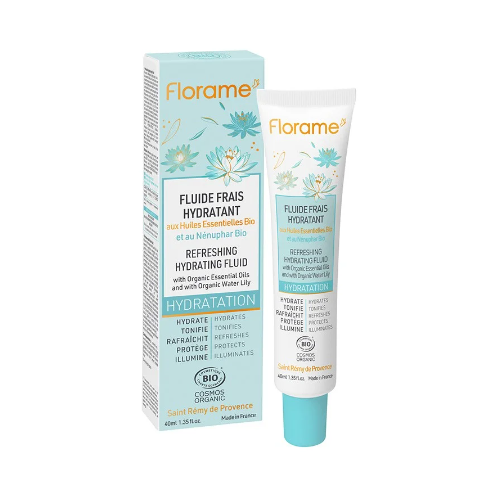 Fluide Frais Hydratant - 40 ml - Cosmos Organic - Florame