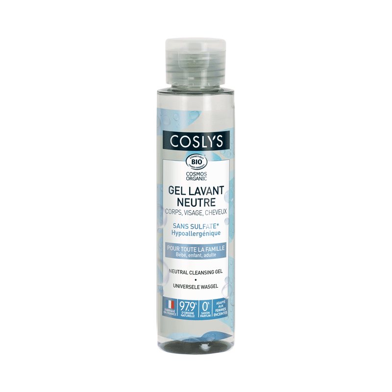Gel Lavant Neutre - 100 ml - Cosmos Organic - Coslys