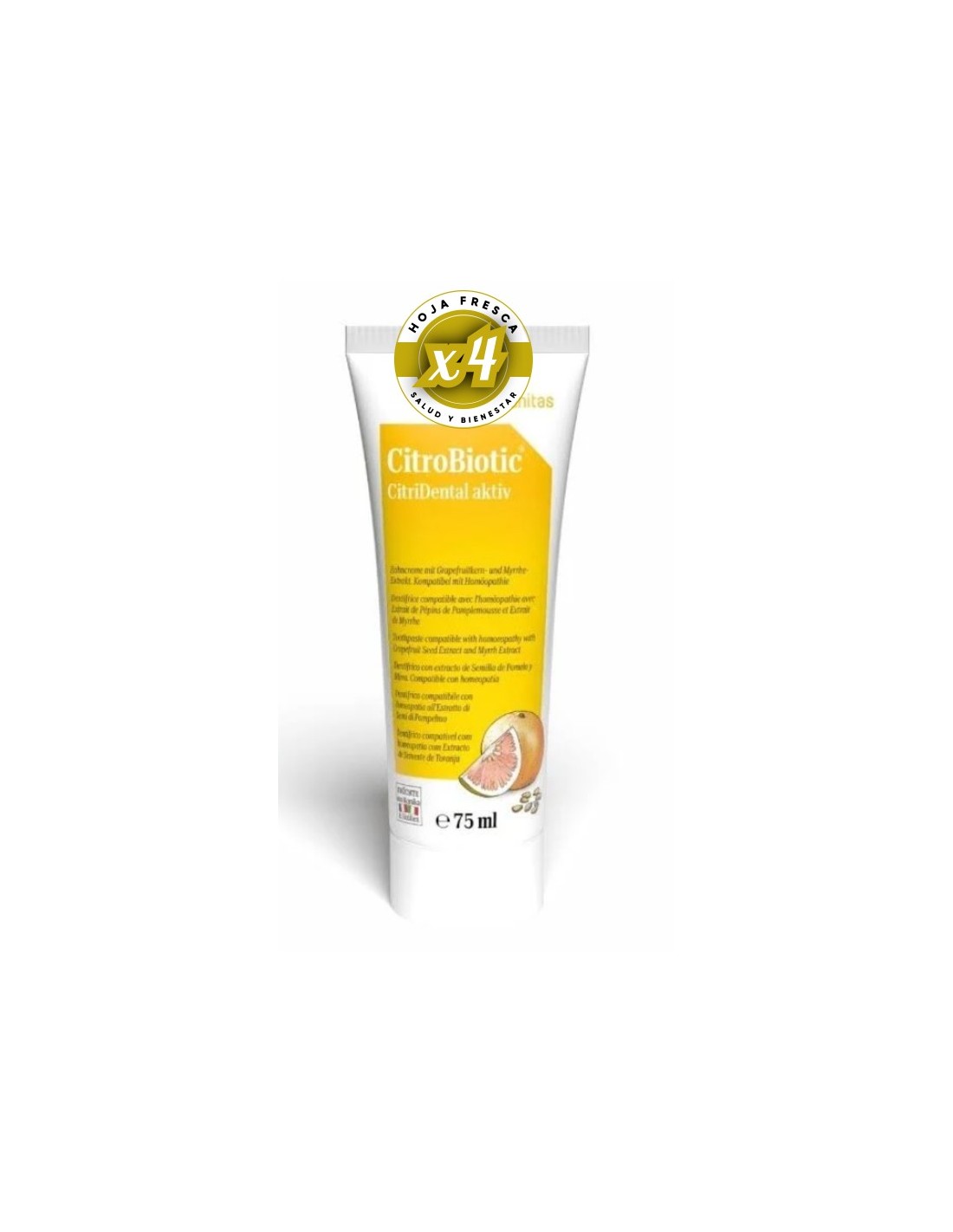 CitroBiotic Dentifrice Crème - 75 ml - Sanitas