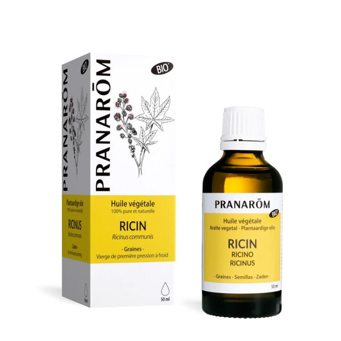 Huile Végétale de Ricin - 50 ml - Bio - Pranarom