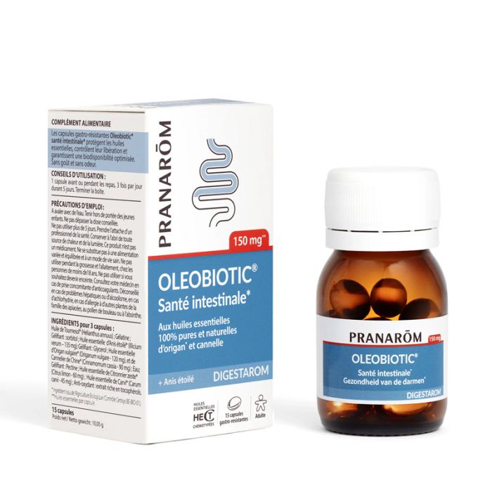 Oleobiotic Santé Intestinale - 15 capsules - Pranarom