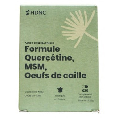 Formule Allergies - Quercétine, MSM et Œufs de Caille - 30 Gélules Végétales - HDNC